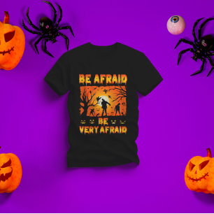 fürchten, sehr ängstlich zu sein - beängstigendes T-Shirt