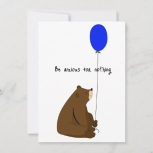 Fürchten Sie sich auf nichts Karte