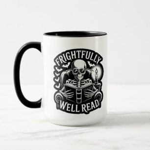 Fürchterlich Belesener Kerzenlicht-Skelett Tasse