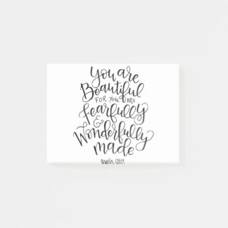 Furchterregend Wunderschön Post-it Klebezettel