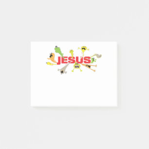 Furchterregender Jesus Post-it Klebezettel