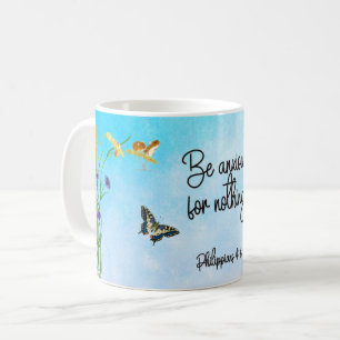 Fürchtet euch um nichts Philippinen 4:6 15 Kaffeetasse