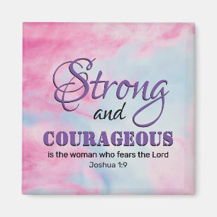 Furchtlos Christliche, STARKE COURAGEOUS FRAU Magnet