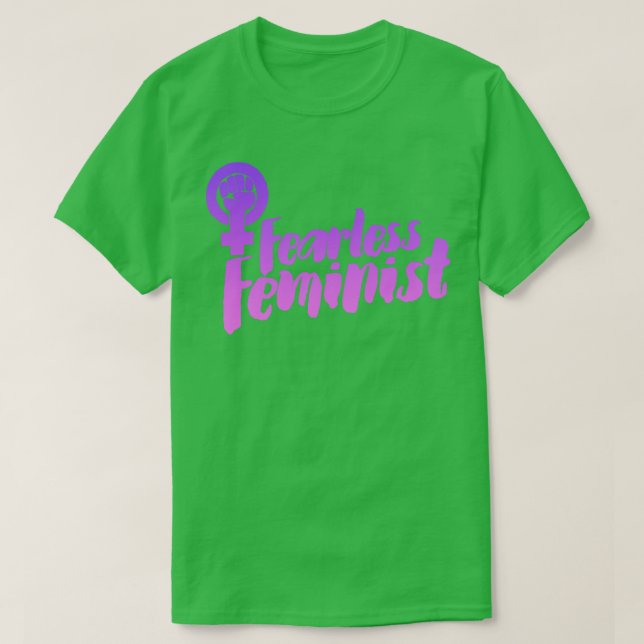 Furchtlos Feminist T-Shirt (Design vorne)