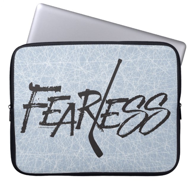 Furchtlos (Hockey) Laptopschutzhülle (Vorderseite)