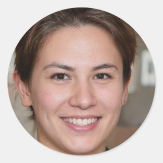 furchtlos runder aufkleber