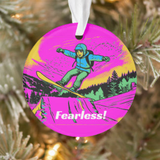 Furchtlos - Snowboarder Ornament