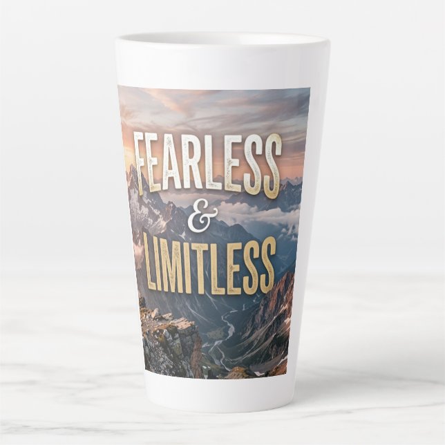 Furchtlos und Grenzenlos Milchtasse (Vorderseite)