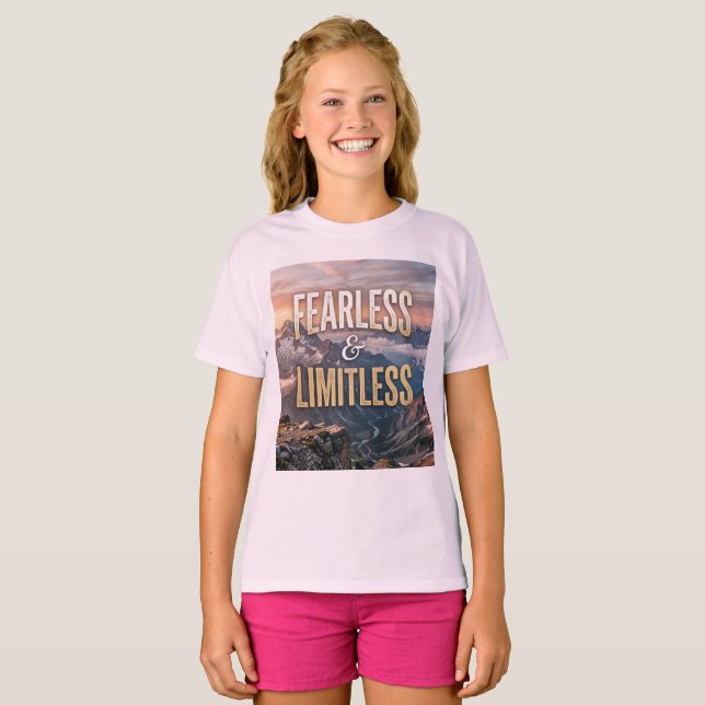 Furchtlos und Grenzenlos T-Shirt (Vorne ganz)