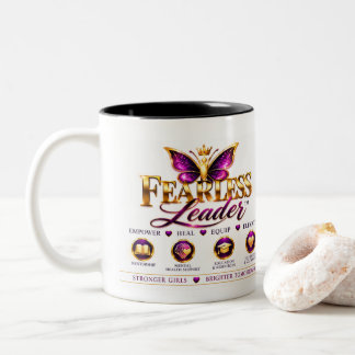 Furchtlos zweifarbige tasse