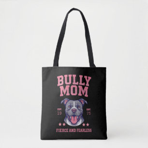 Furchtlose, furchtbare Pitbull-Mama Schwarze Pit