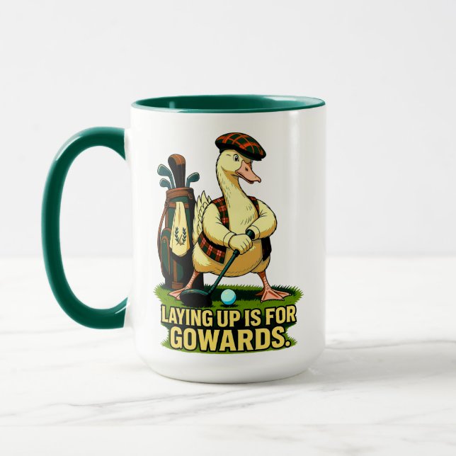 Furchtlose Golfgans Tasse (Links)