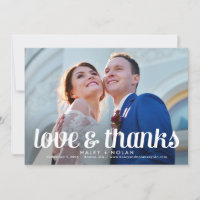 Furchtlose Liebe Hochzeit Dankeschön Karte
