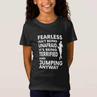 Furchtlose Zahl Skaten-langes Hülsen-T-Shirt T-Shirt