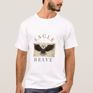 Furchtloser Adler – Symbol für Stärke & Mut T-Shir T-Shirt