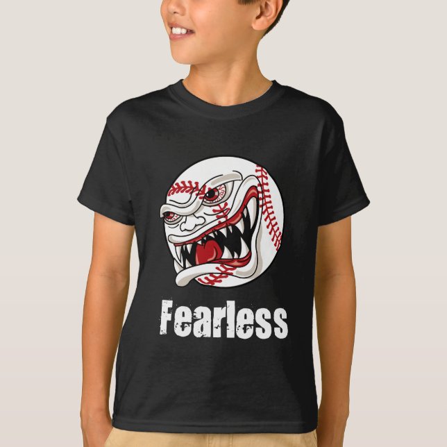 Furchtloser Baseball-T - Shirt (Vorderseite)