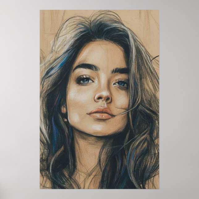 Furchtloser Blick Poster (Vorne)