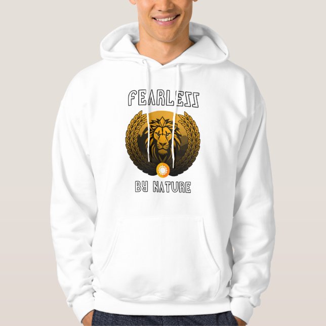 Furchtloser Löwe Hoodie - Roaring Jungle King, Bol (Vorderseite)