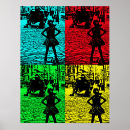 Furchtloser Pop Poster