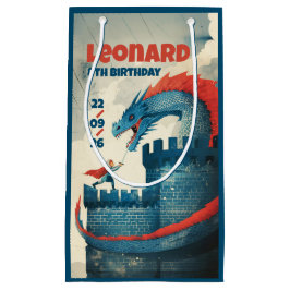 Furchtloser Ritter und Drache Kleine Geschenktüte