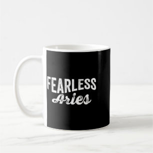Furchtloser Widder-Zodiac-Astrologie-Geburtstagsho Kaffeetasse