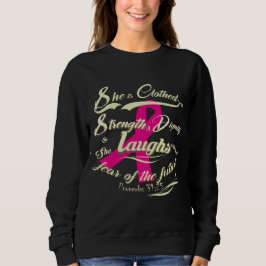 Furchtloses Brustkrebsbewusstsein Sweatshirt