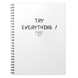 Furchtloses Erforschen wagt grenzenlosen Durchbruc Notizblock