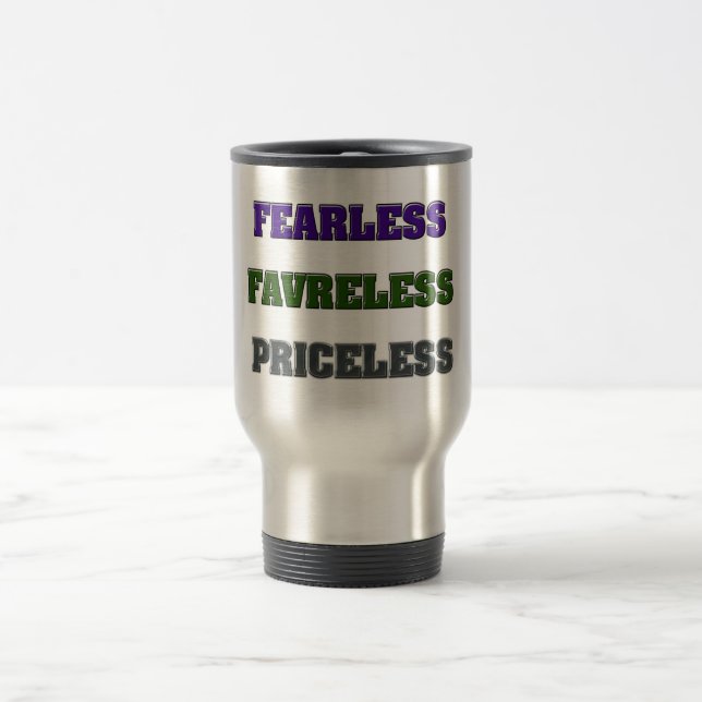 Furchtloses Favreless unbezahlbar Reisebecher (Mittel)