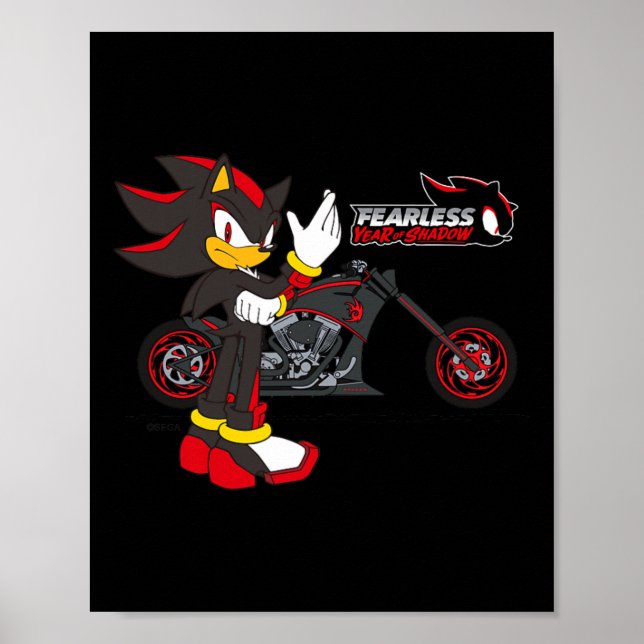 Furchtloses Jahr Schatten - Motorrad Poster (Vorne)
