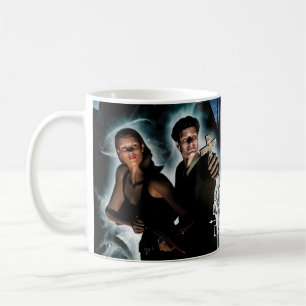 Furchtloses junges Paar Kaffeetasse