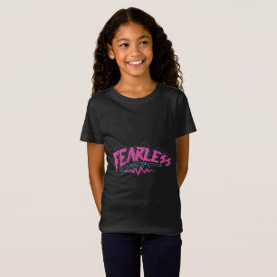 Furchtloses Mädchen Stärke Inspirierendes Zitat Ki T-Shirt