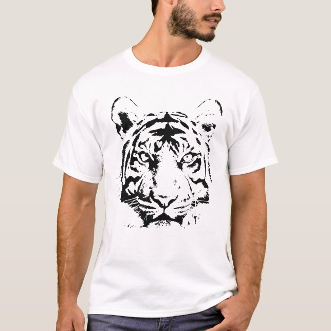Furchtloses Tigergefecht - chinesisches Jahr des T T-Shirt (Vorderseite)