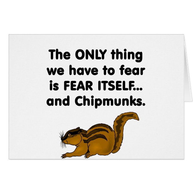 Furchtselbst Chipmunks (Vorderseite (Horizontal))