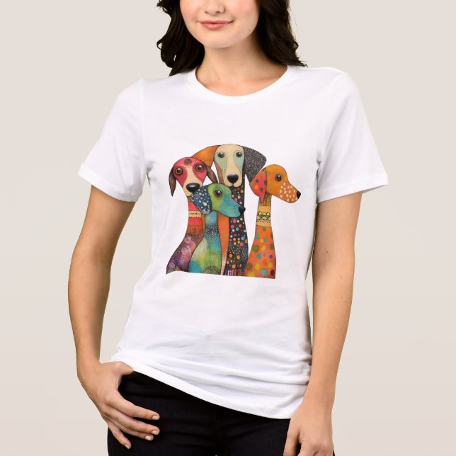 FurFriends – Adorable Dog & Rabbit Women’s Tee (Vorderseite)