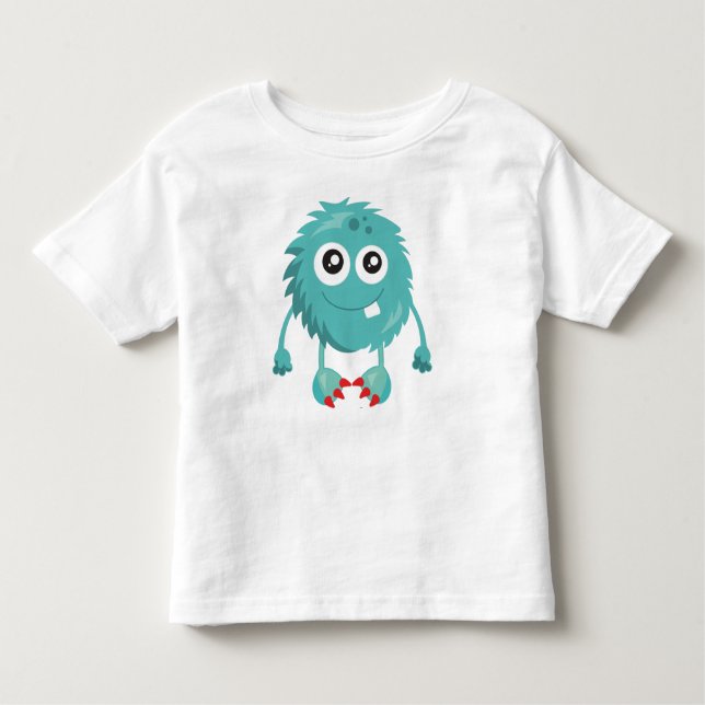 Furfurmonster, Blaumonster, Niedliches Monster, Al Kleinkind T-shirt (Vorderseite)