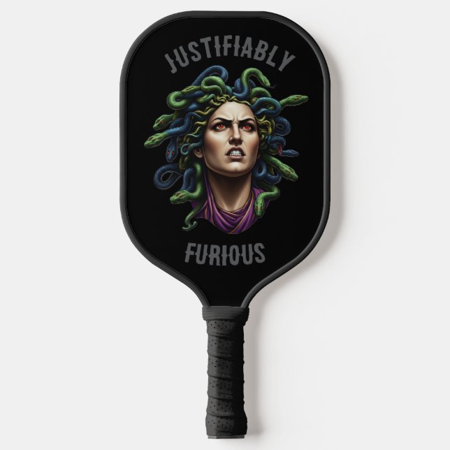 Furious Medusa Pickleball Schläger (Vorderseite)