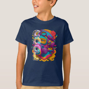 FURISTISCHE ABBILDUNG MIT GASMASK. T-Shirt