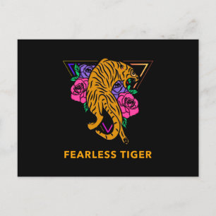Furless Tiger Postkarte