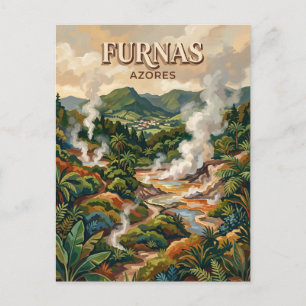 Furnas Portugal Postkarte