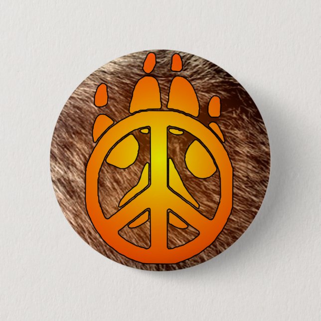 Furpeace Knopf Button (Vorderseite)