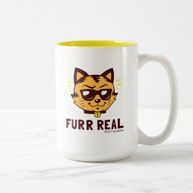 Furr Real Zweifarbige Tasse (Rechts)