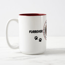 Furrever Cawfee Tawk personalisierte Kaffee Tasse