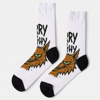 "Furry and Filthy" Sassy Cat Socks Socken