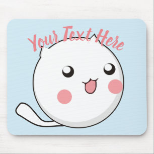 Furry Ball of Kitten Liebe Template Mousepad