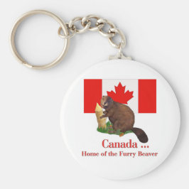 Furry Beaver Schlüsselanhänger