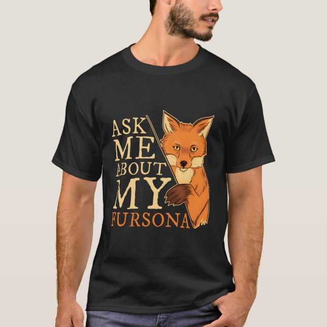 Furry Fandom Furries Fursona Fursuit T-Shirt (Vorderseite)
