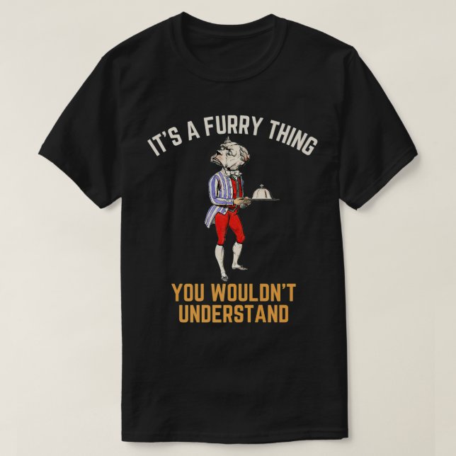Furry Fandom Pride Animal Furries Cosplay niedlich T-Shirt (Design vorne)