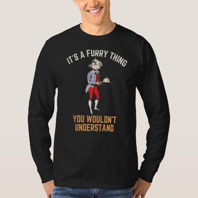 Furry Fandom Pride Animal Furries Cosplay T-Shirt (Vorderseite)