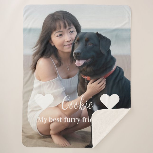Furry Friend Dog Lovers Sherpadecke (Vorderseite)