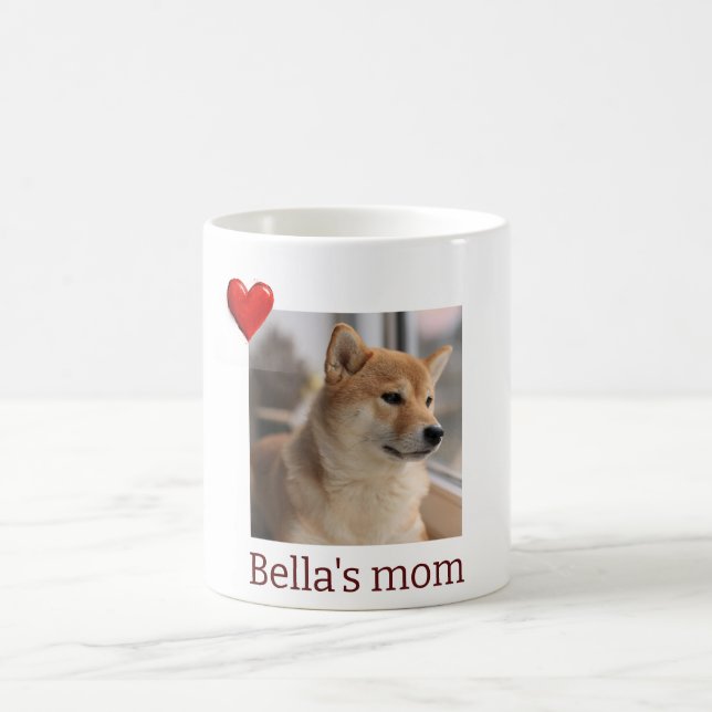 Furry Friend, Loving Mum – Custom Mug Kaffeetasse (Mittel)